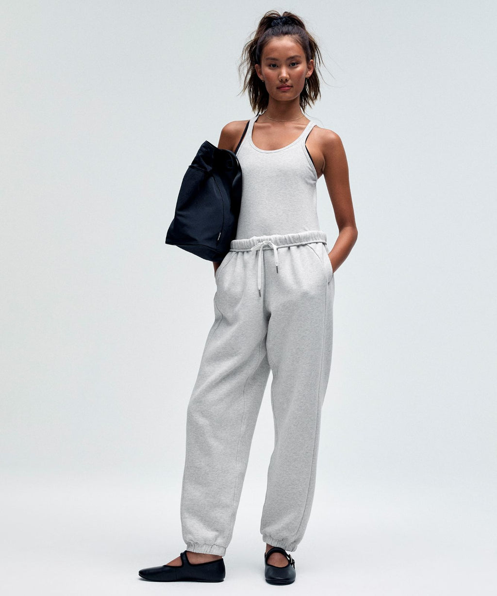 Scuba Mid-Rise Oversized Jogger *Regular Heathered Core Ultra Light Grey