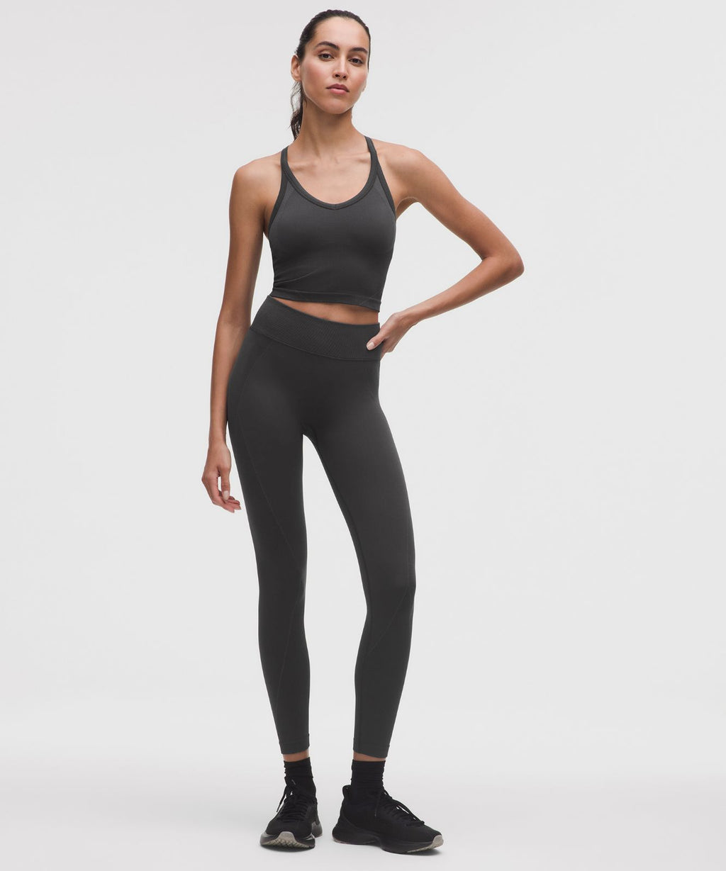 Get Low High-Rise Training Tight 25" Black/Graphite Grey