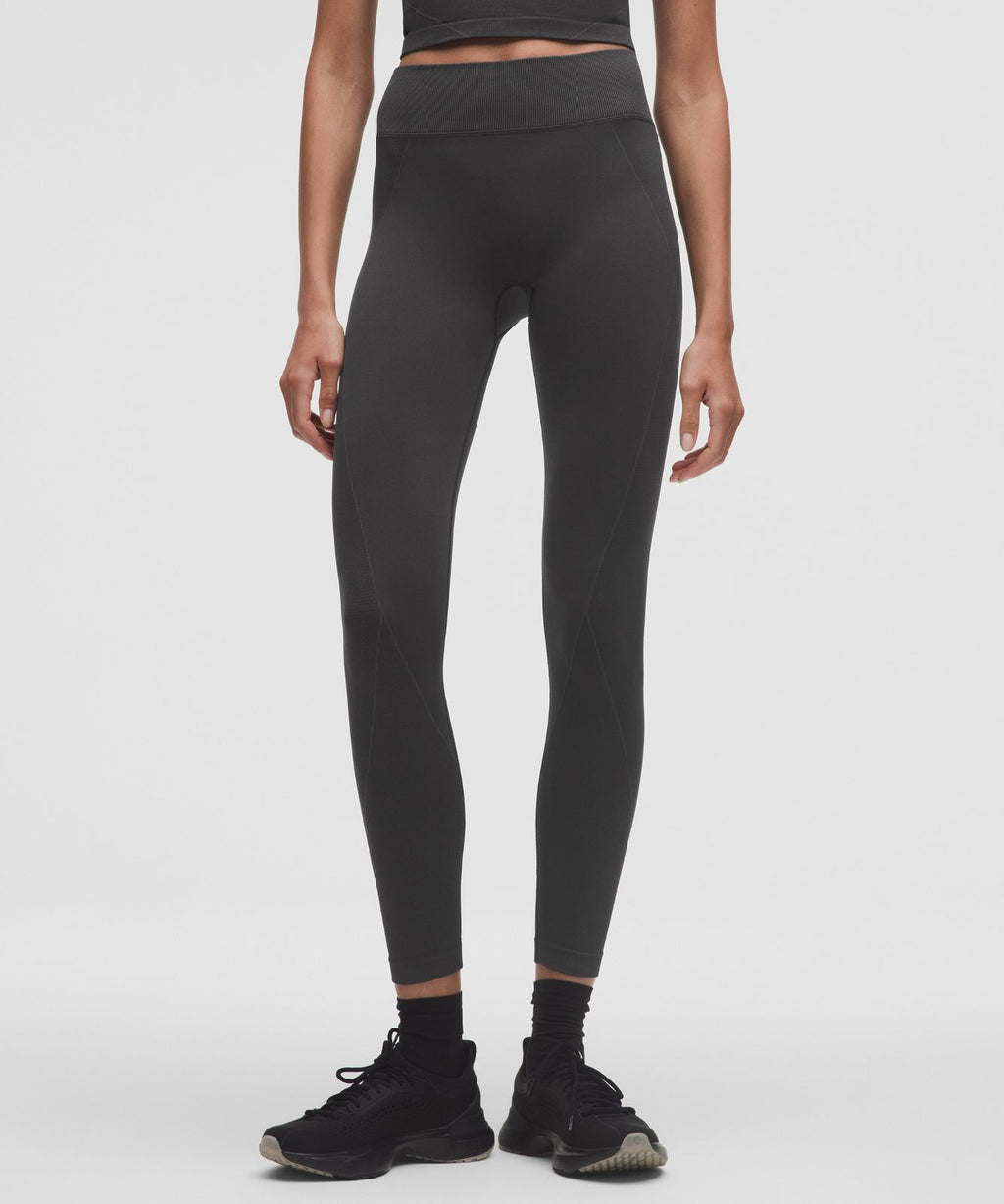 Get Low High-Rise Training Tight 25" Black/Graphite Grey