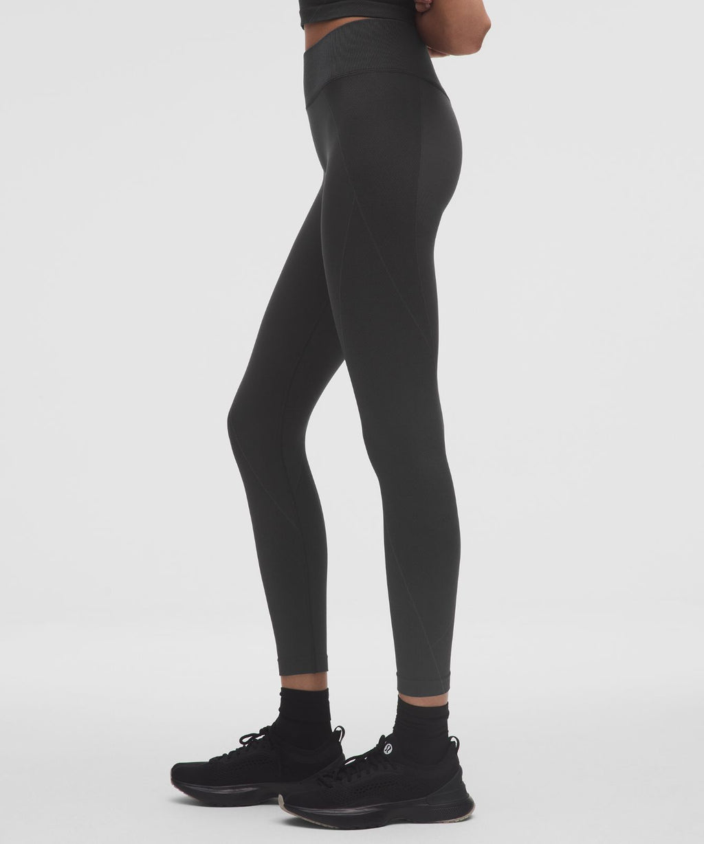 Get Low High-Rise Training Tight 25" Black/Graphite Grey