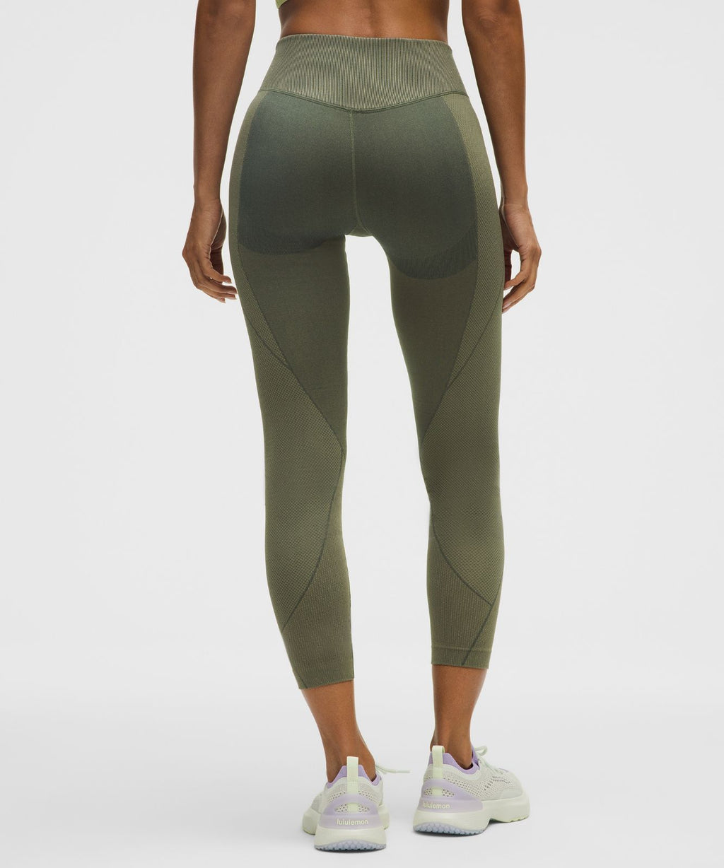 Get Low High-Rise Training Tight 25" Bay Leaf/Rainforest Green