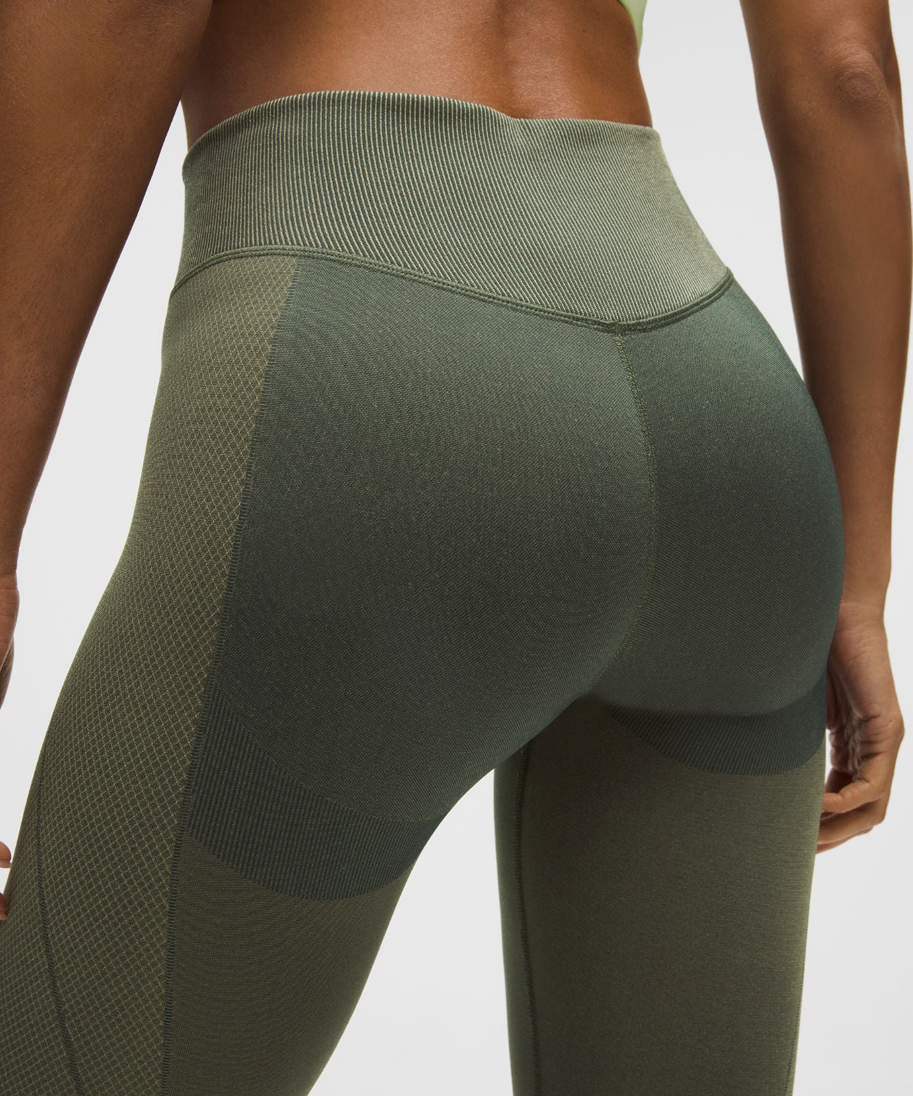 Get Low High-Rise Training Tight 25" Bay Leaf/Rainforest Green