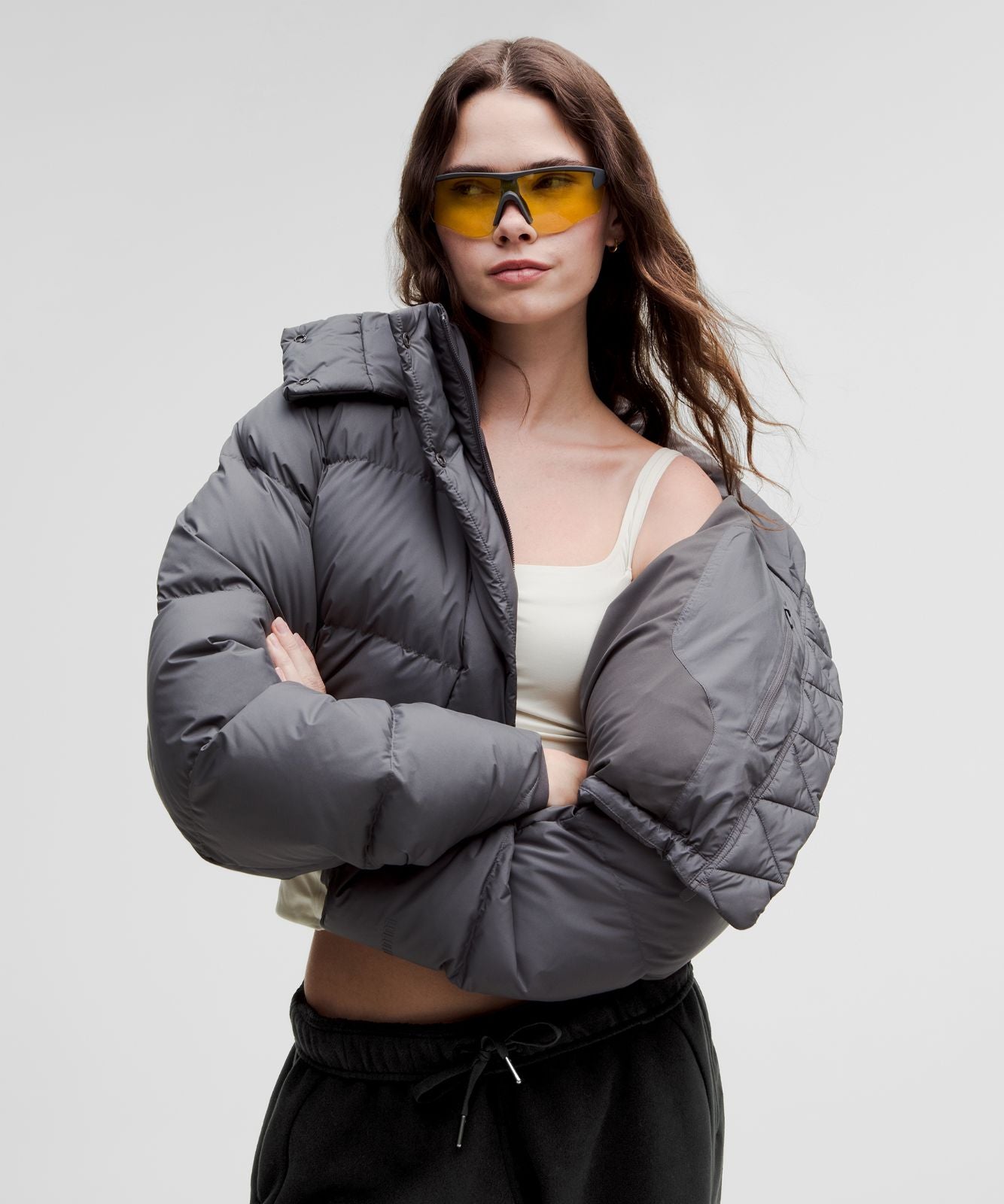Scuba Mid-Rise Oversized Jogger *Tall Black