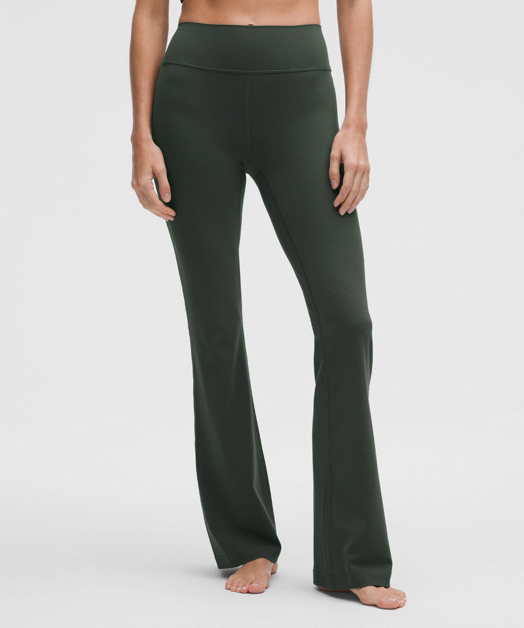 Groove Nulu High-Rise Flared Pant *Regular Rainforest Green