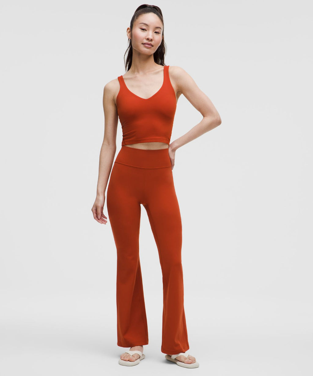 Groove Nulu High-Rise Flared Pant *Regular Autumn Rust