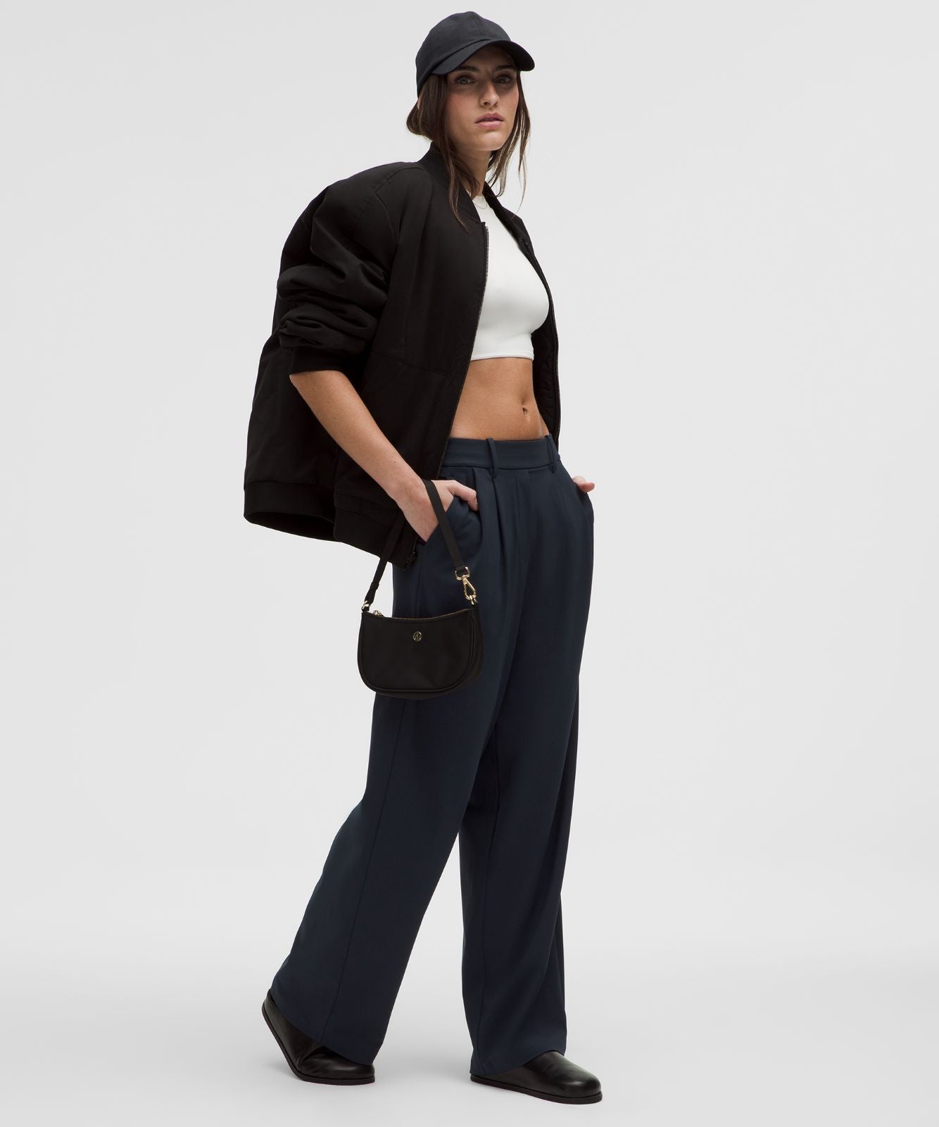 Daydrift High-Rise Wide-Leg Trouser *Regular True Navy
