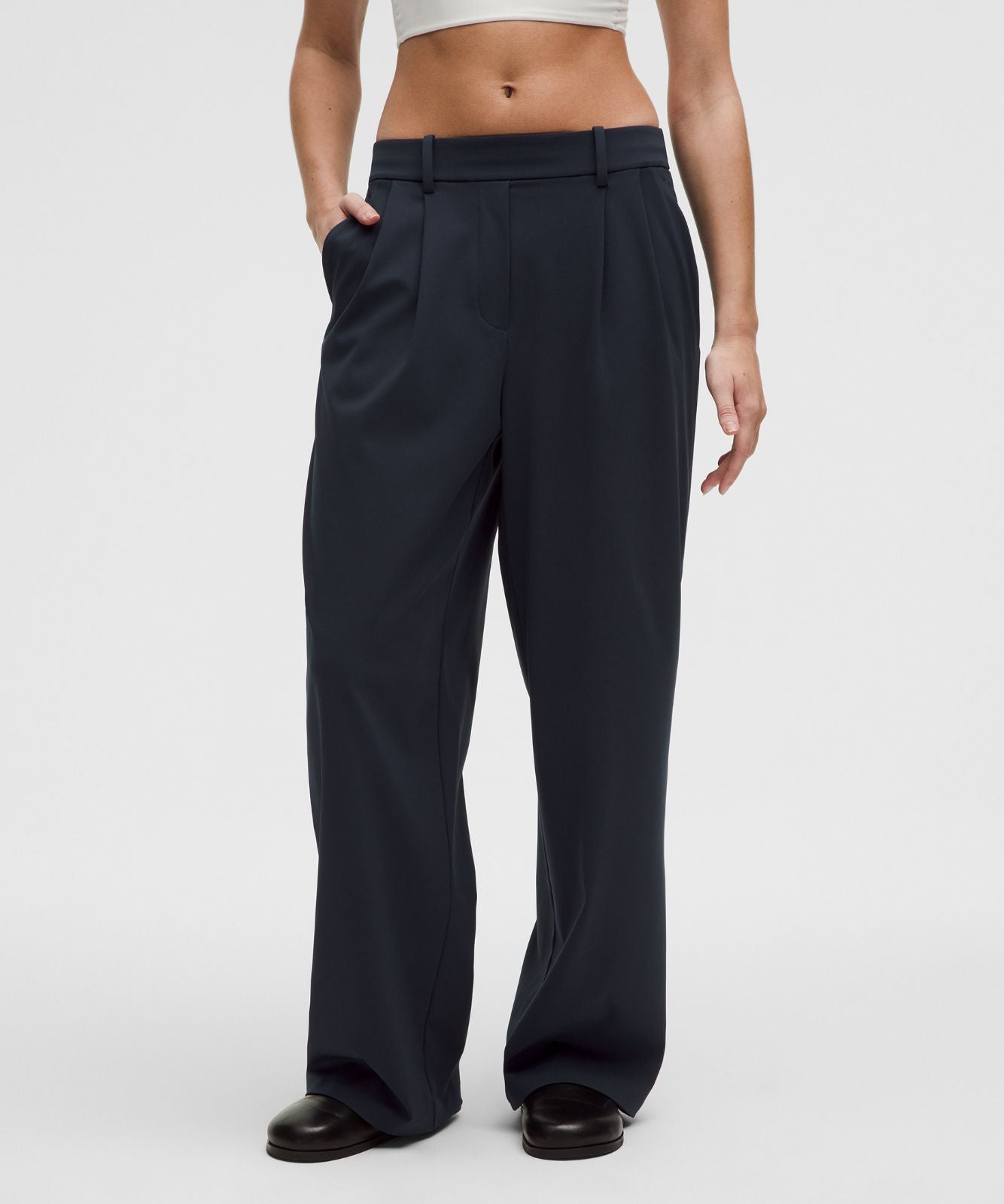 Daydrift High-Rise Wide-Leg Trouser *Regular True Navy