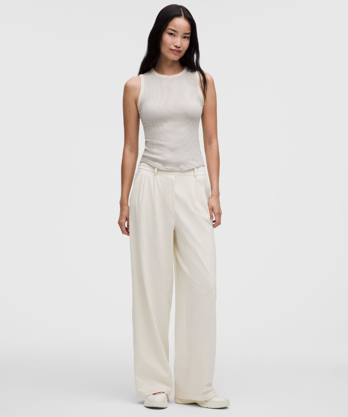 Daydrift High-Rise Wide-Leg Trouser *Regular Light Ivory