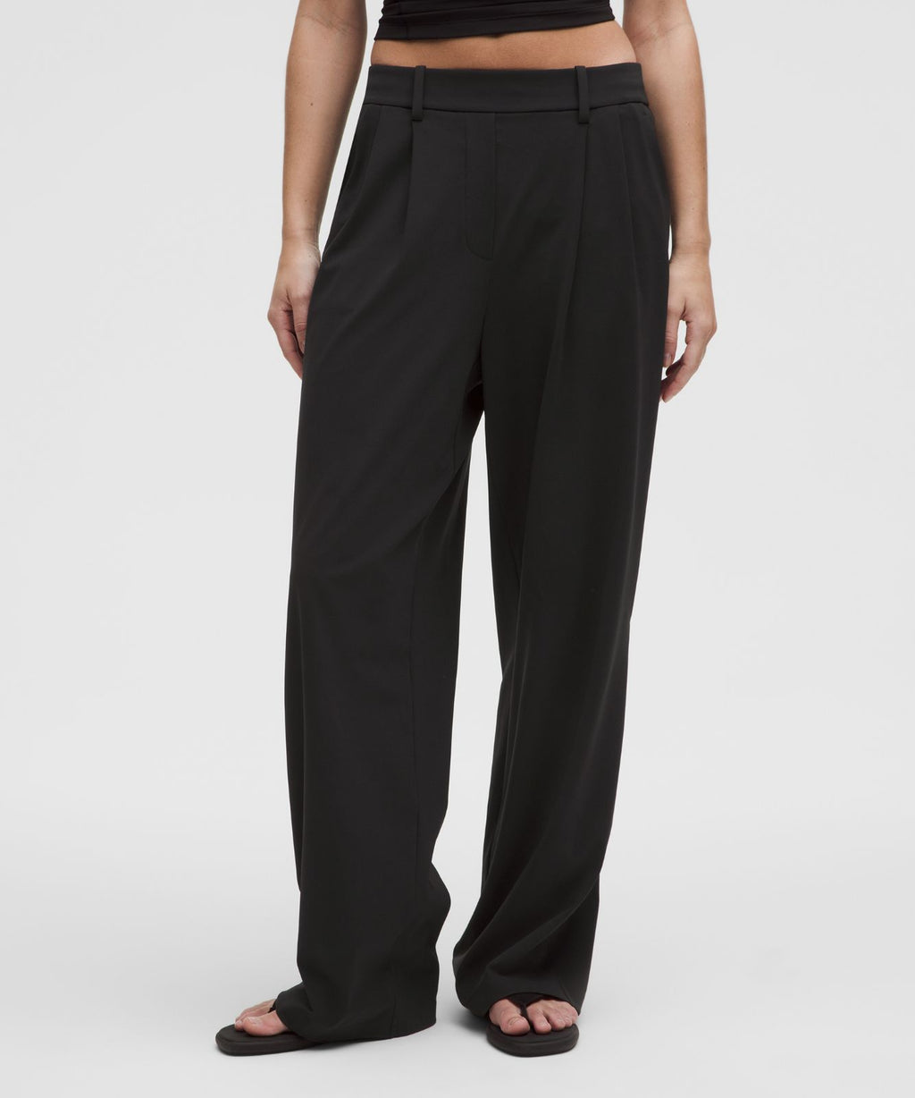 Daydrift High-Rise Wide-Leg Trouser *Short Black