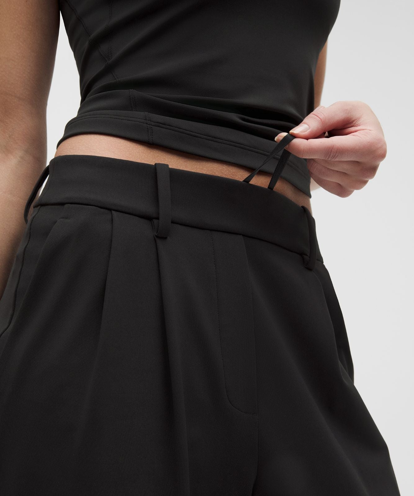 Daydrift High-Rise Wide-Leg Trouser *Short Black