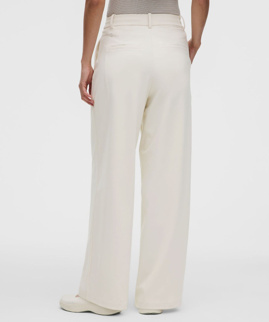 Daydrift High-Rise Wide-Leg Trouser *Short Light Ivory