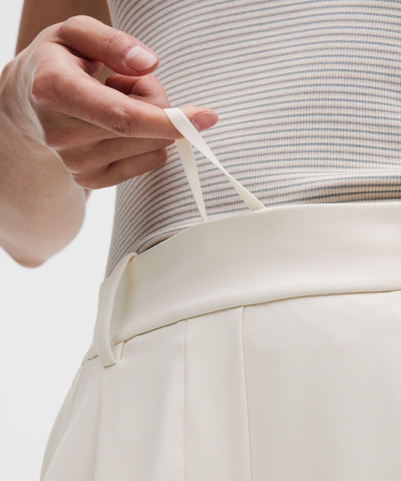 Daydrift High-Rise Wide-Leg Trouser *Short Light Ivory