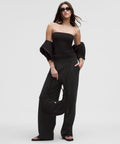 Daydrift High-Rise Wide-Leg Trouser *Tall Black