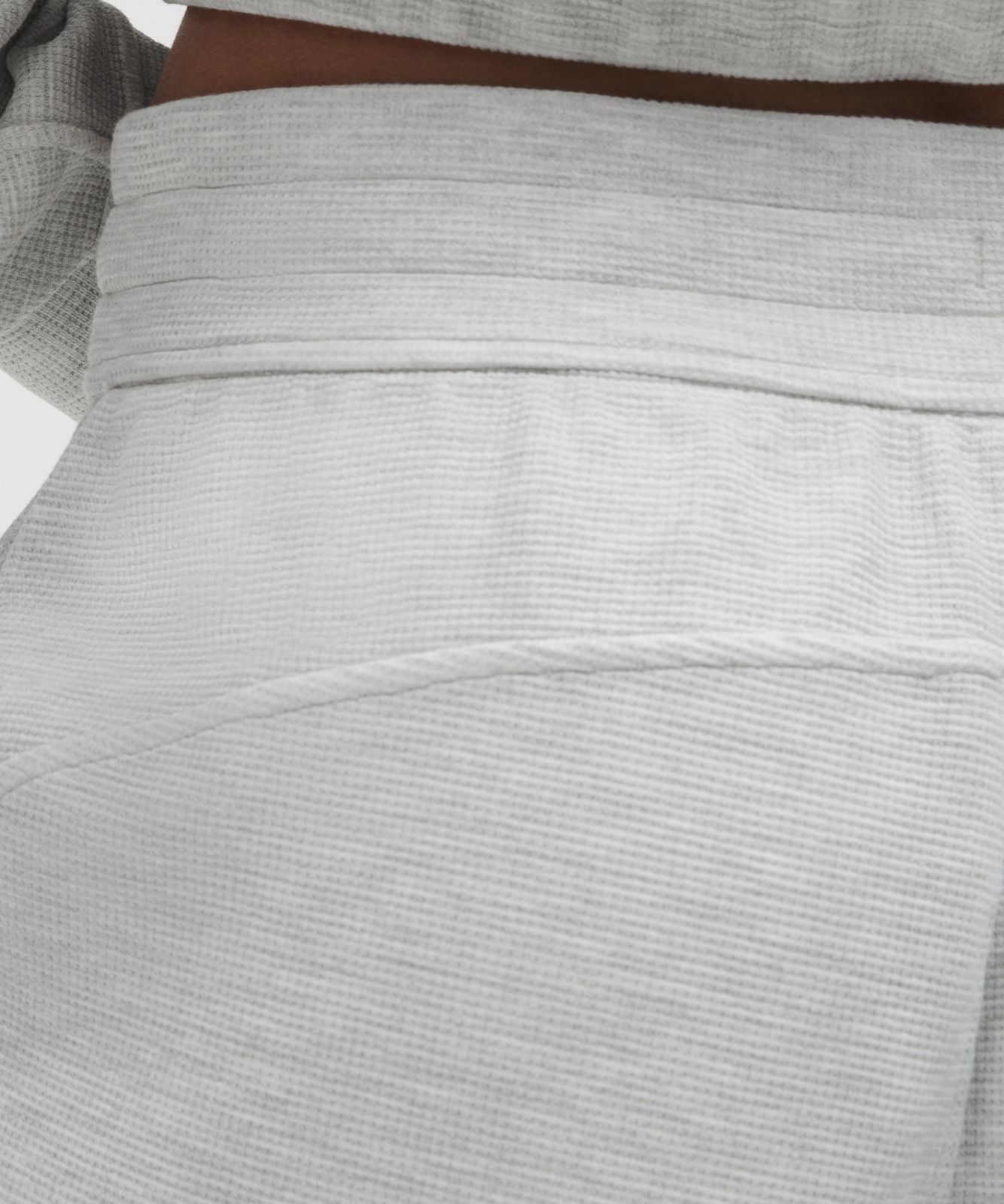 Scuba Mid-Rise Wide-Leg Pant *Waffle Heathered Core Ultra Light Grey