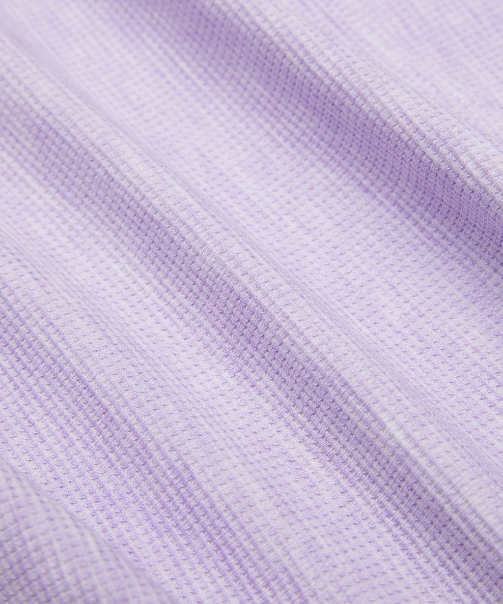 Scuba Mid-Rise Wide-Leg Pant *Waffle Heathered Faint Lavender