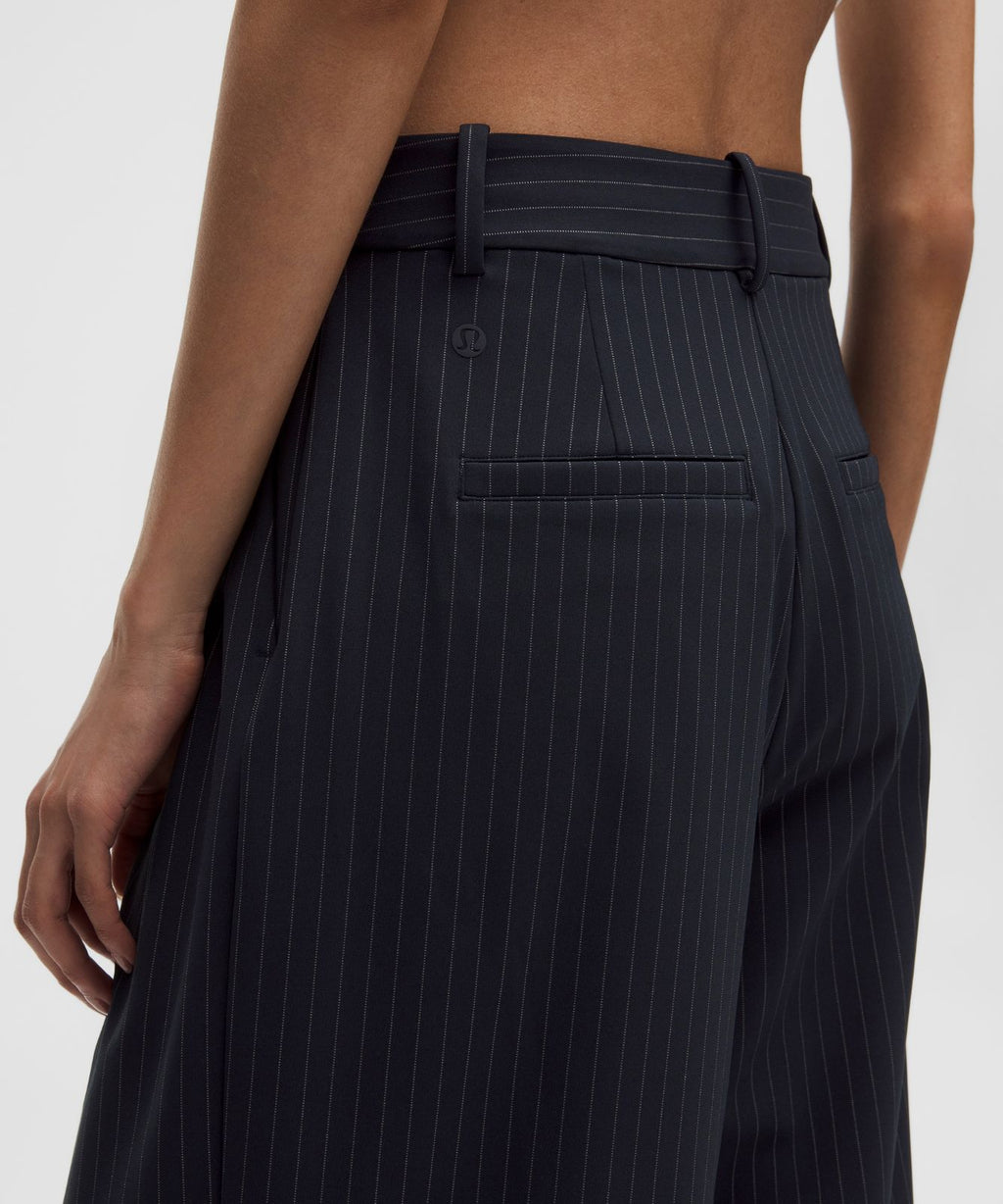 Daydrift High-Rise Wide-Leg Trouser *Regular Classic Navy/Light Ivory