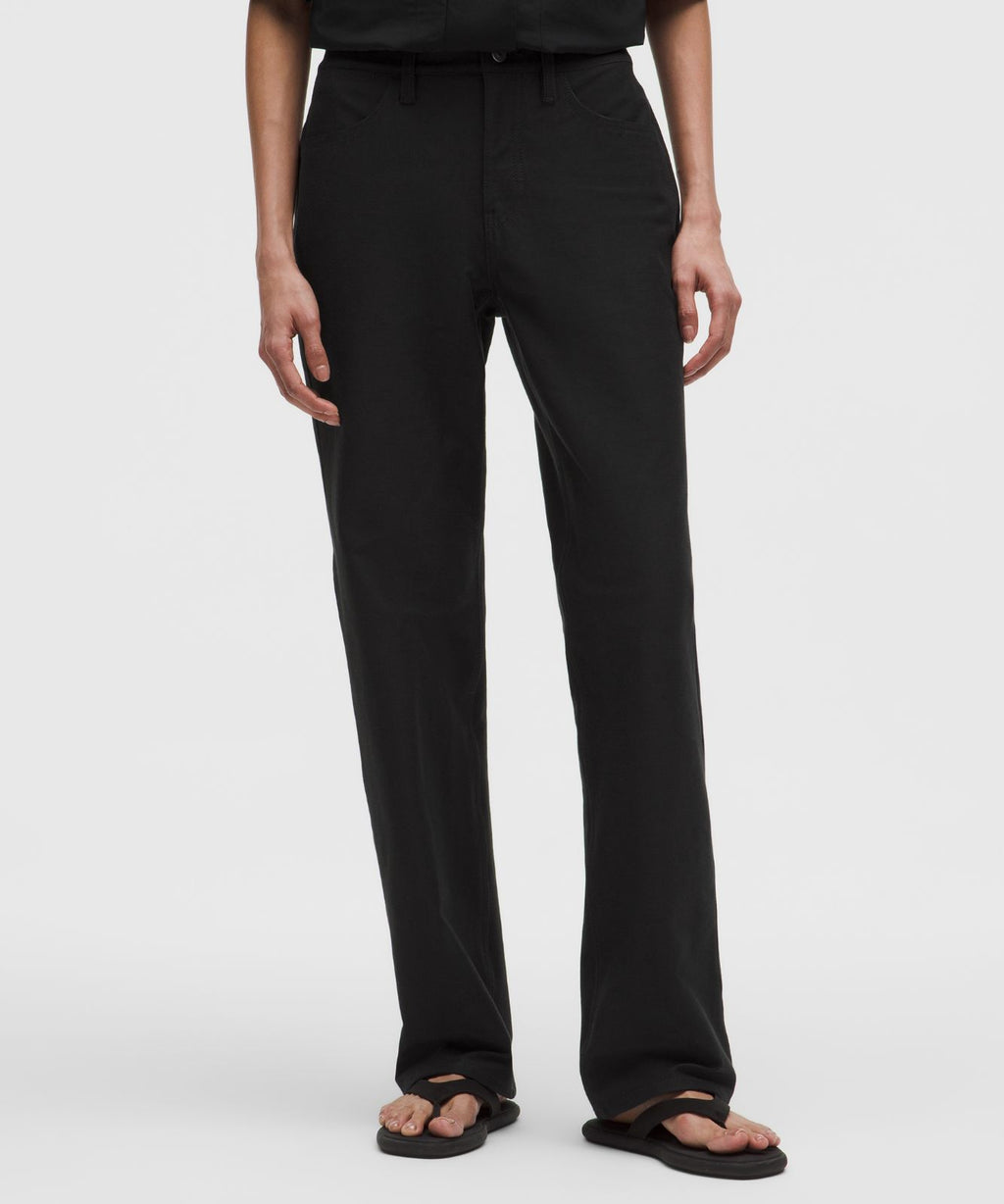 EasyFive Mid-Rise Relaxed-Straight Pant *Regular Black
