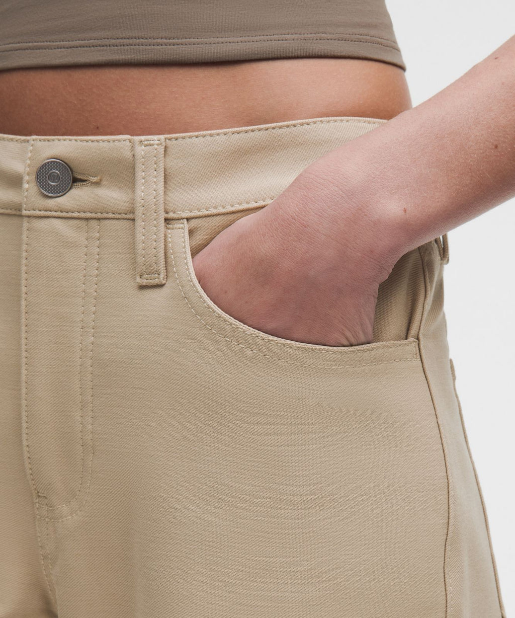 EasyFive Mid-Rise Relaxed-Straight Pant *Regular Wacky Khaki