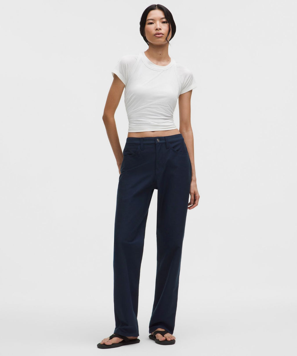 EasyFive Mid-Rise Relaxed-Straight Pant *Regular True Navy