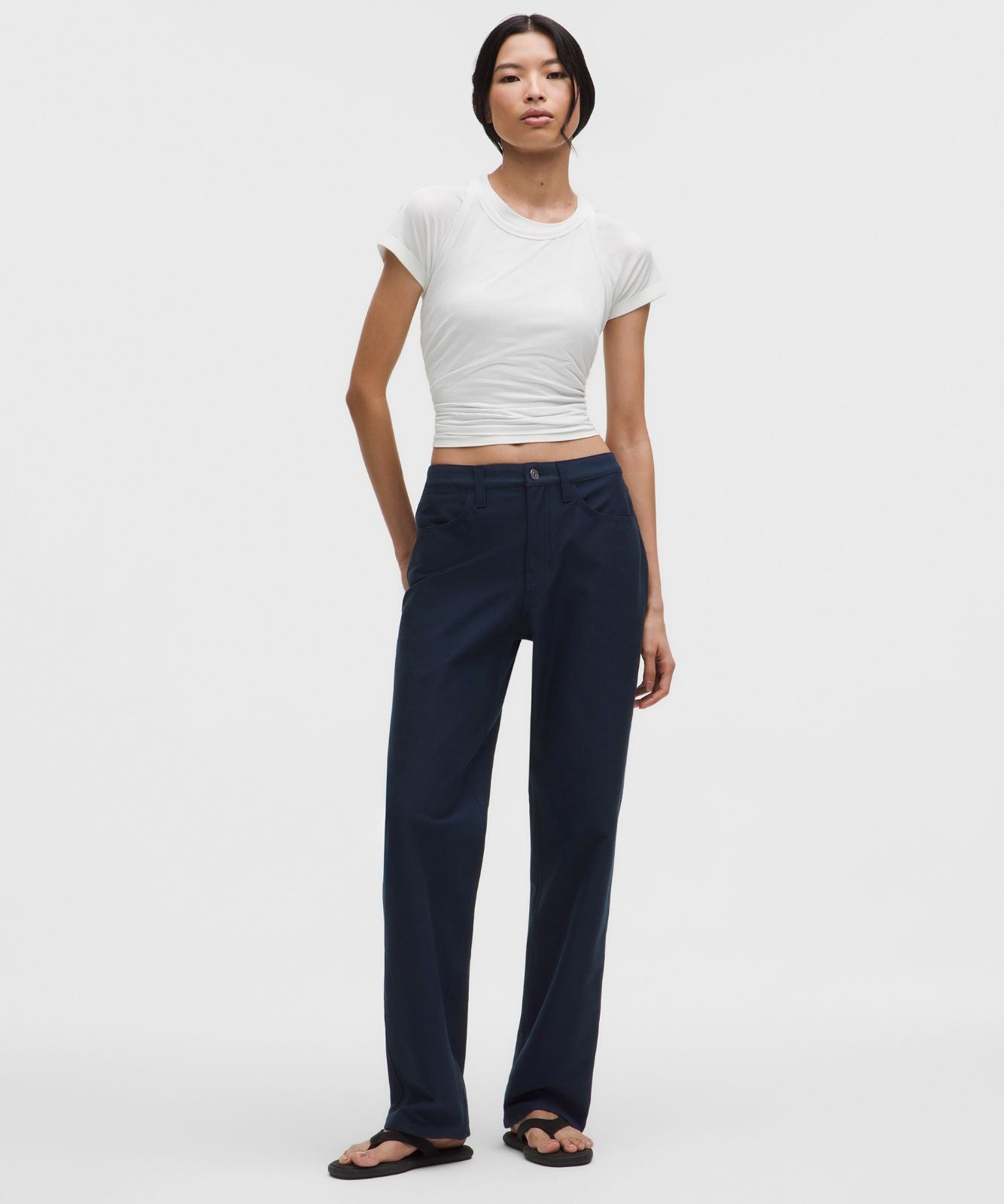 EasyFive Mid-Rise Relaxed-Straight Pant *Regular True Navy