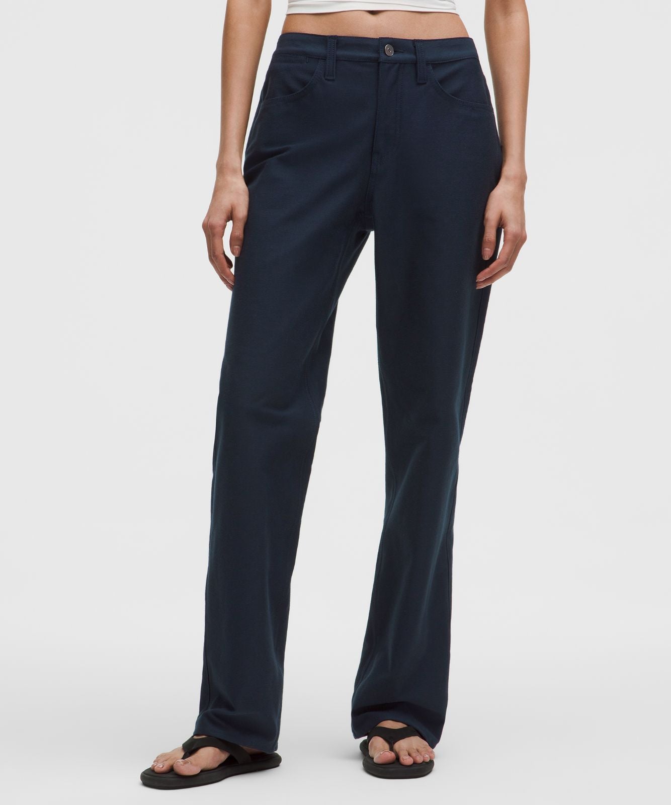 EasyFive Mid-Rise Relaxed-Straight Pant *Regular True Navy