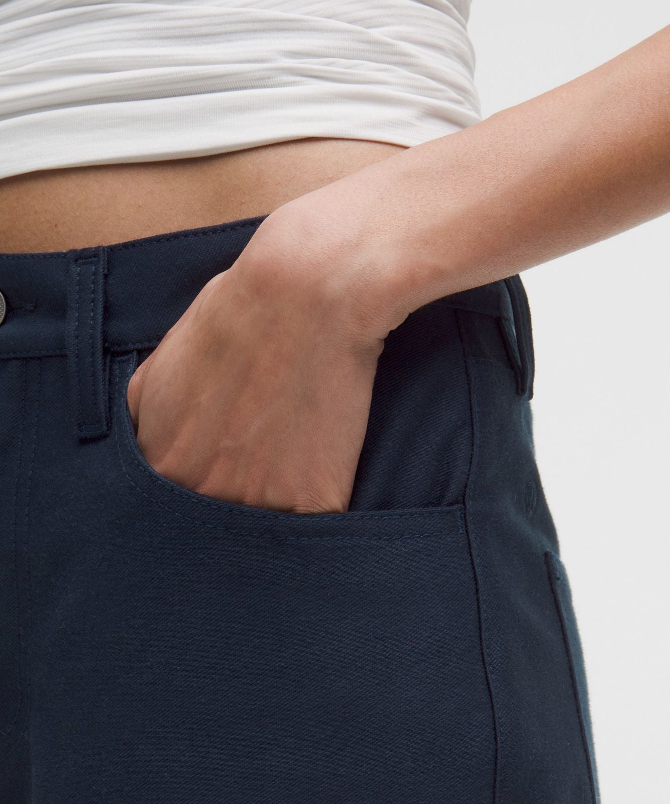 EasyFive Mid-Rise Relaxed-Straight Pant *Regular True Navy