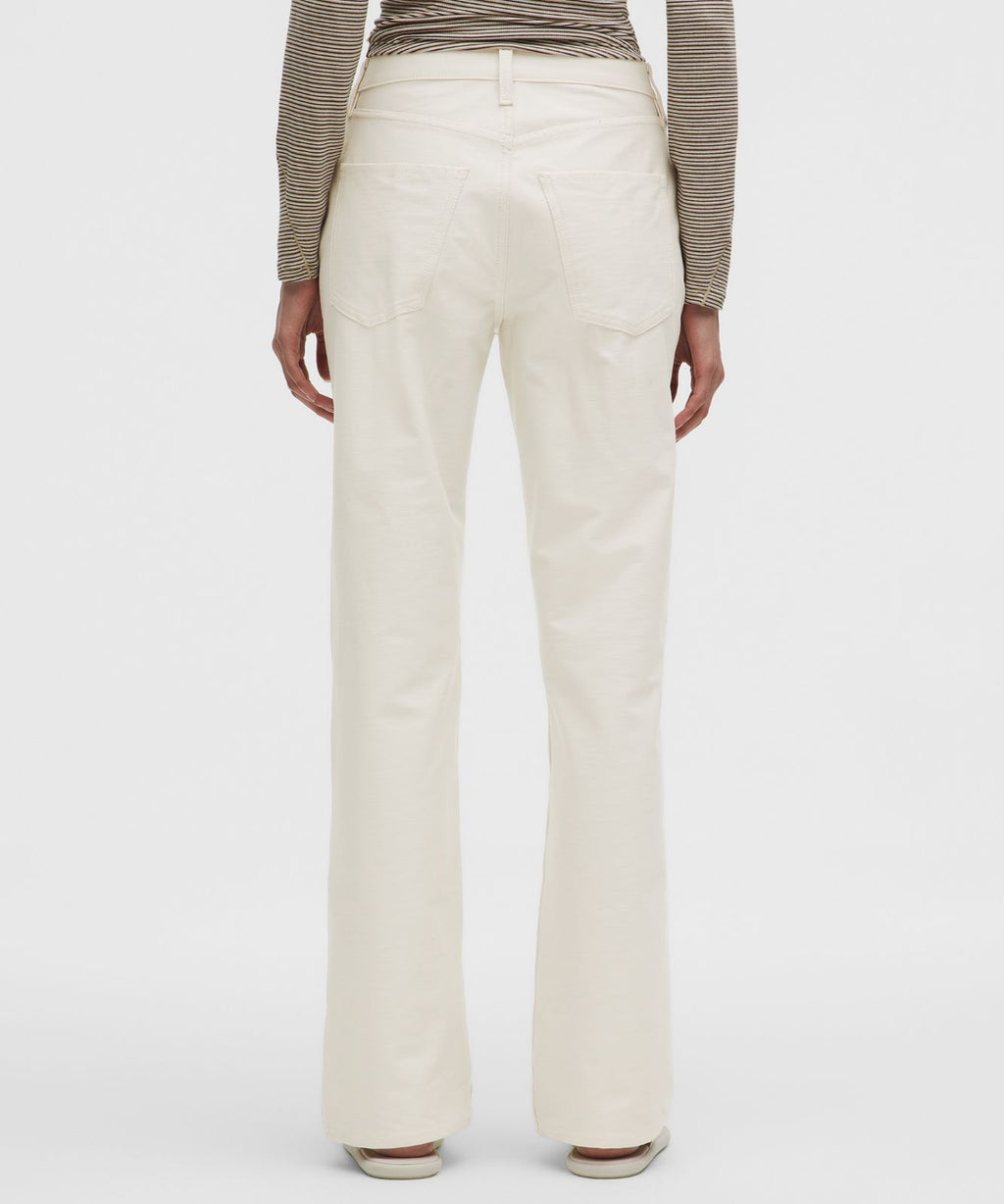 EasyFive Mid-Rise Relaxed-Straight Pant *Regular Light Ivory