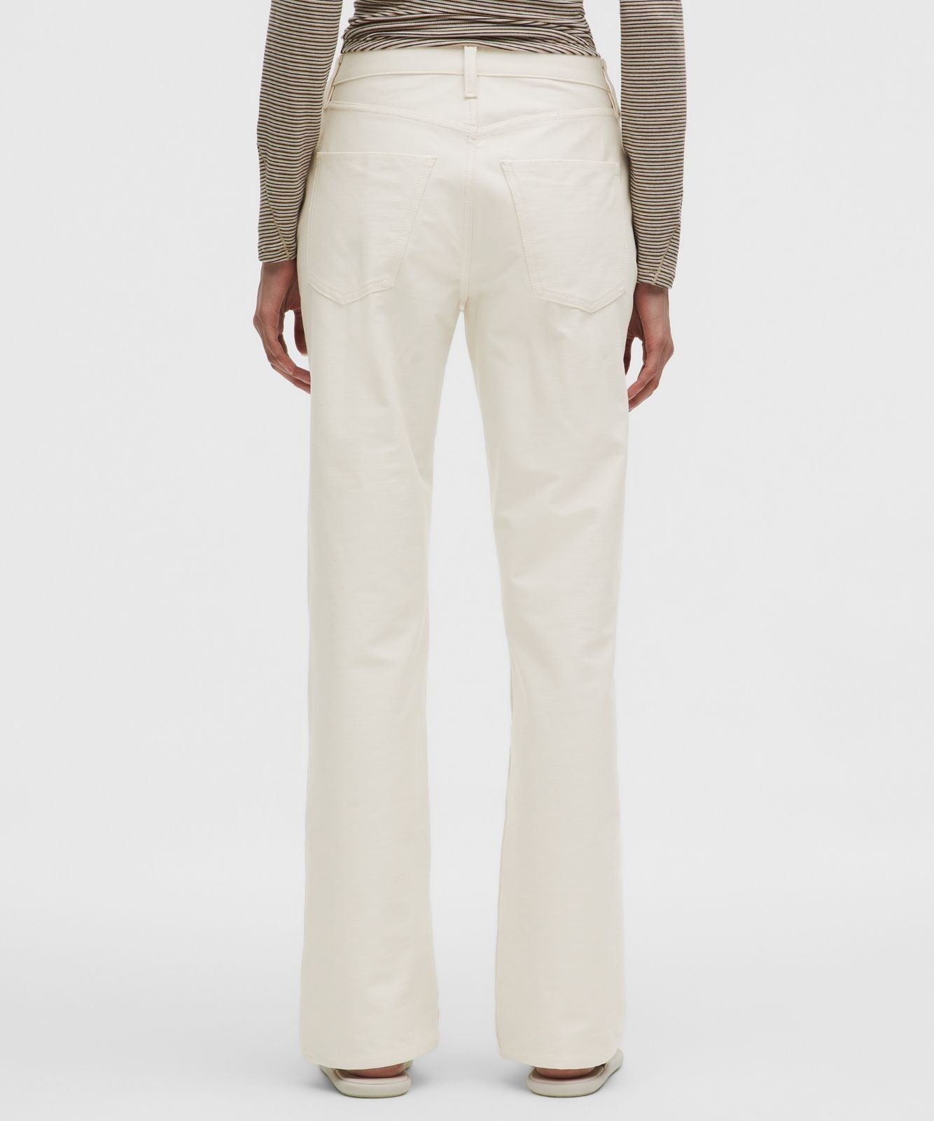 EasyFive Mid-Rise Relaxed-Straight Pant *Regular Light Ivory