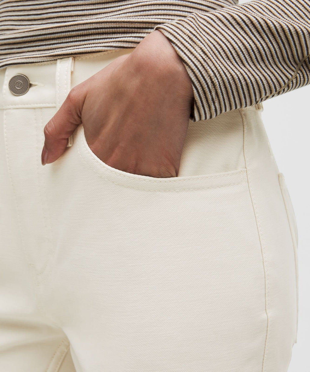 EasyFive Mid-Rise Relaxed-Straight Pant *Regular Light Ivory
