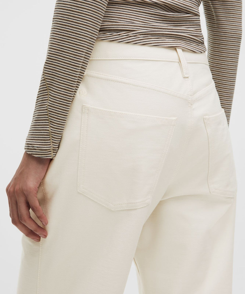 EasyFive Mid-Rise Relaxed-Straight Pant *Regular Light Ivory