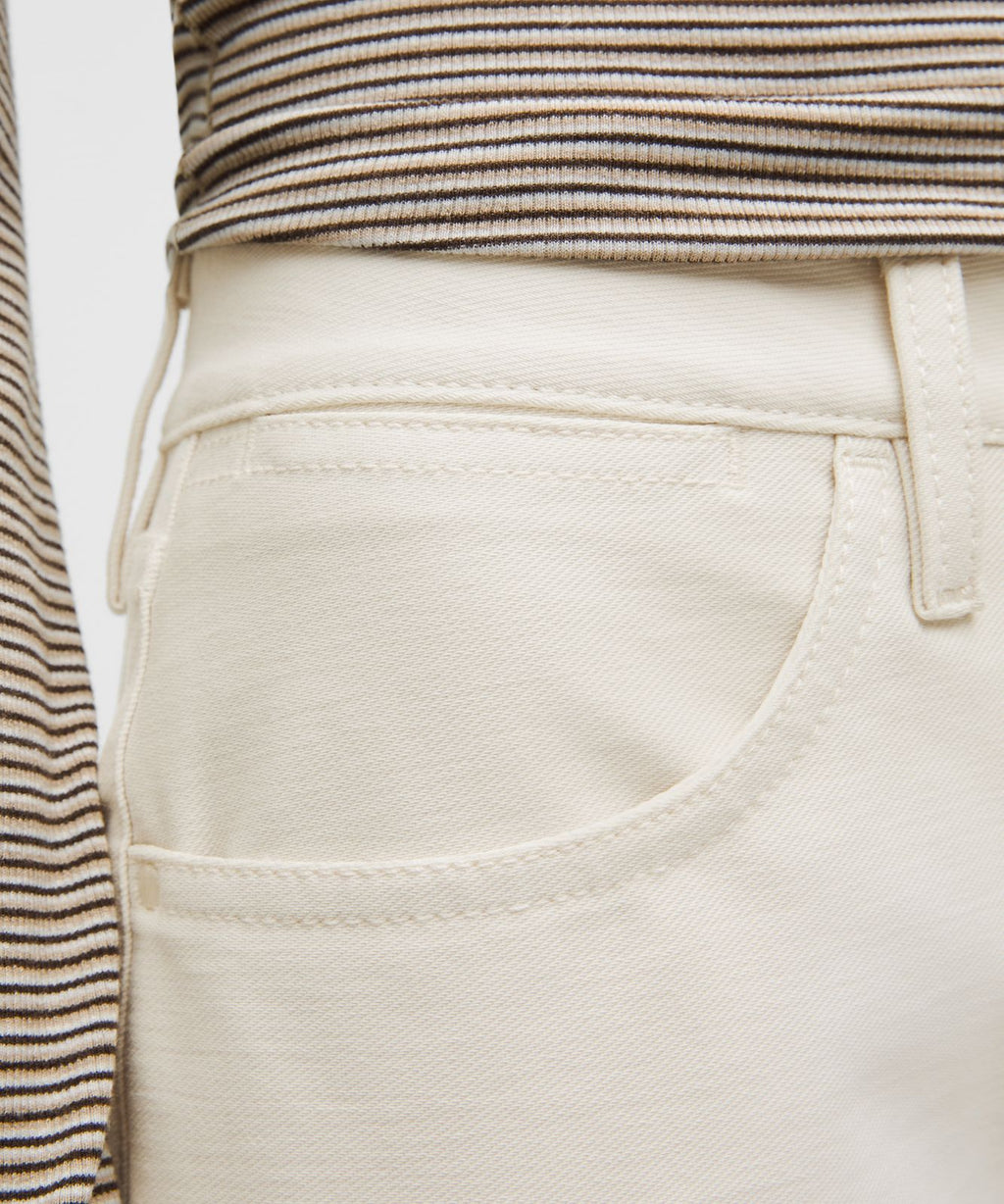 EasyFive Mid-Rise Relaxed-Straight Pant *Regular Light Ivory