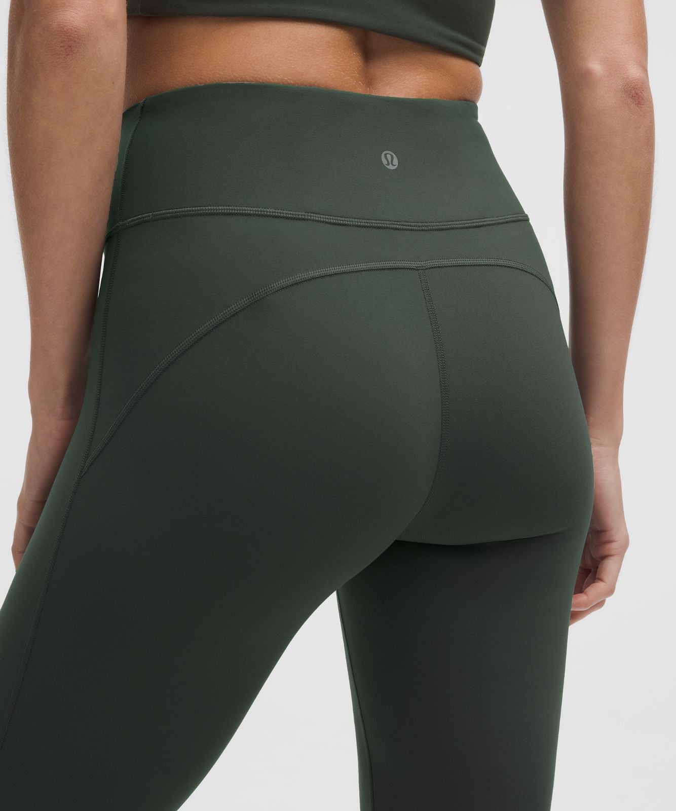 Groove Nulu High-Rise Flared Pant *Short Rainforest Green