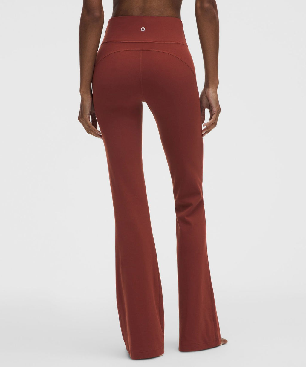Groove Nulu High-Rise Flared Pant *Short Cranberry Charm