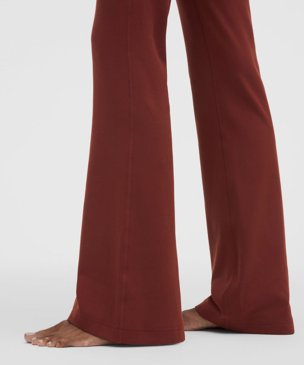 Groove Nulu High-Rise Flared Pant *Short Cranberry Charm
