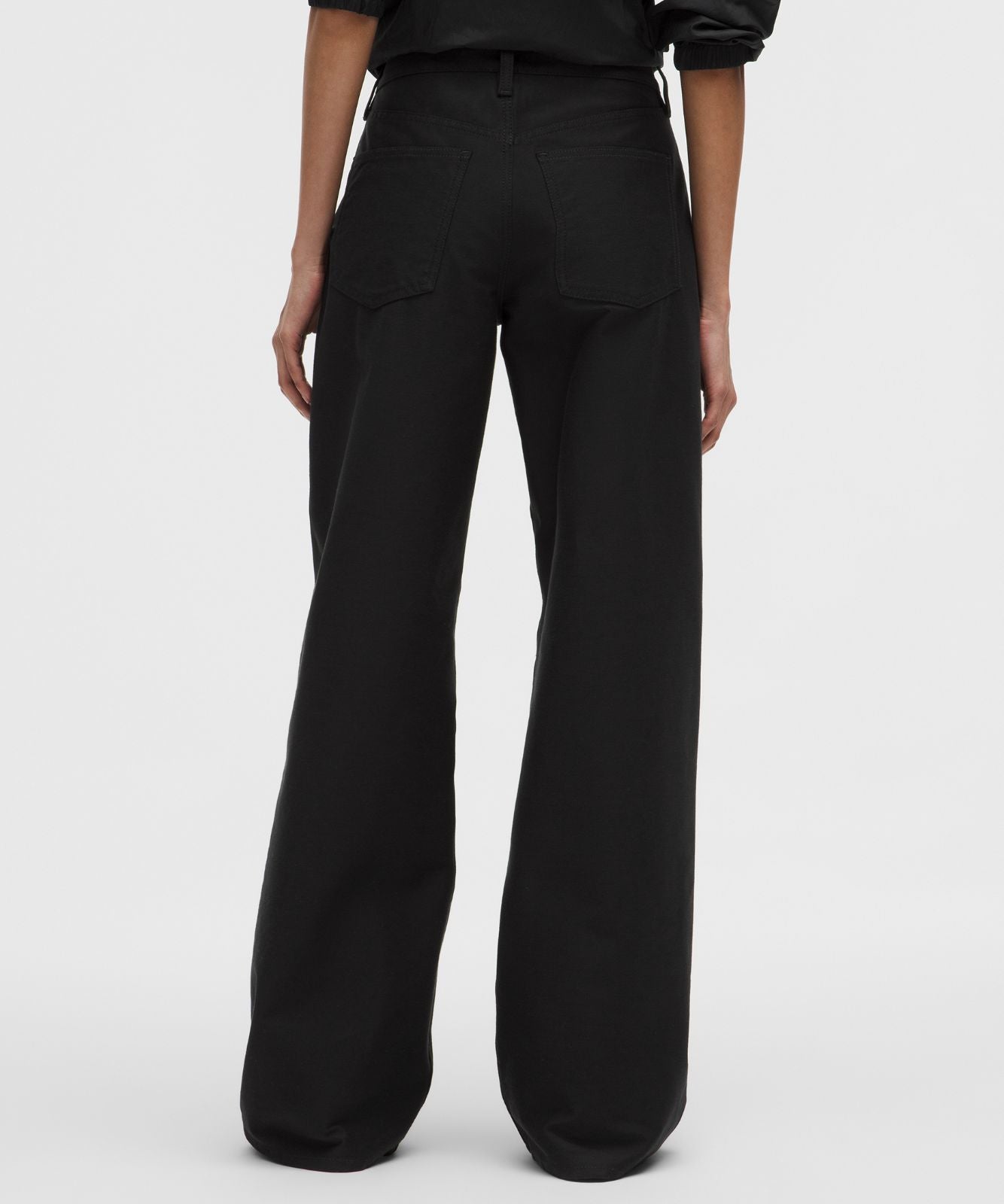 EasyFive Low-Rise Classic Wide-Leg Pant *Regular Black