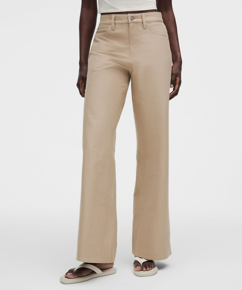 EasyFive Low-Rise Classic Wide-Leg Pant *Regular Wacky Khaki