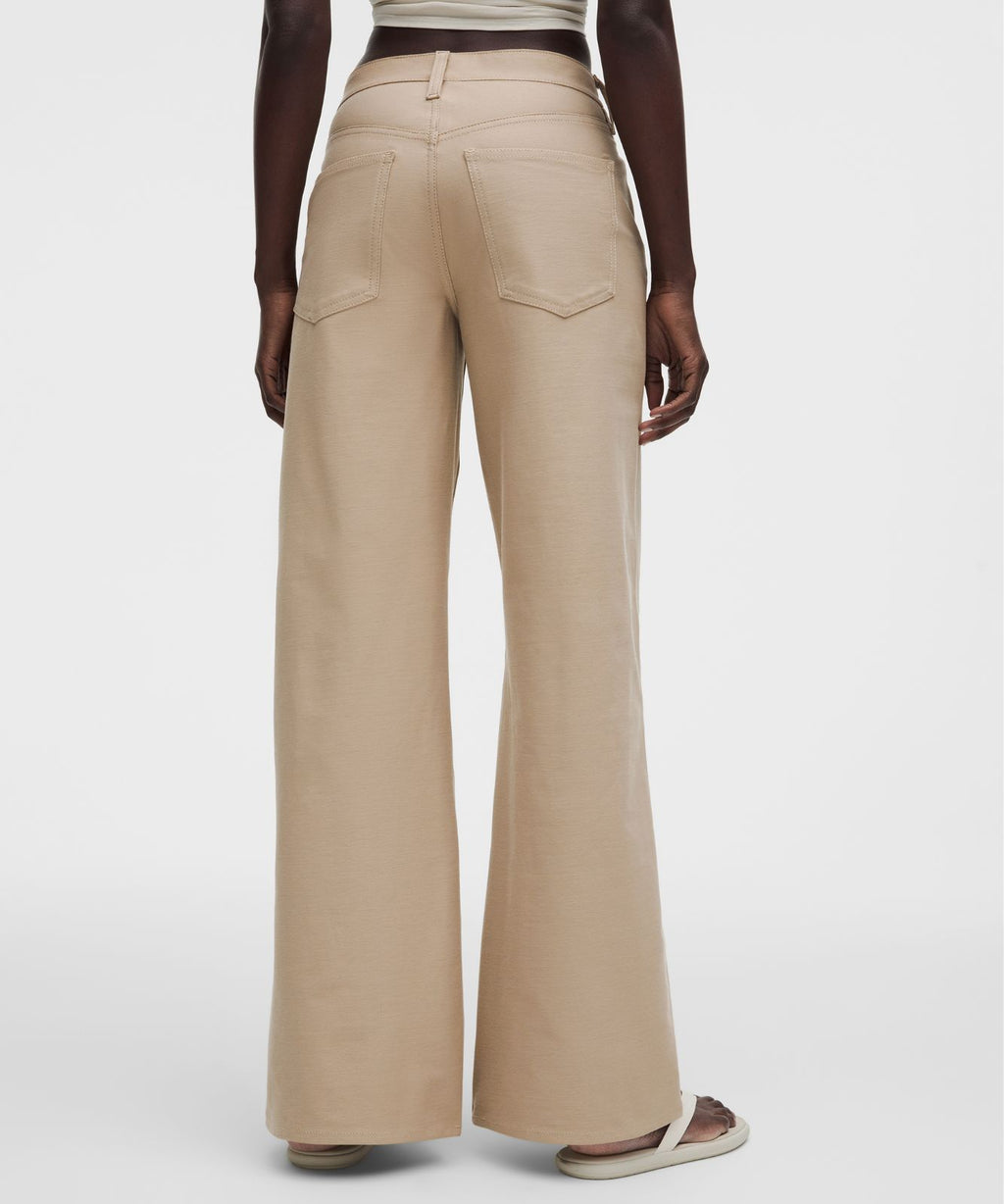 EasyFive Low-Rise Classic Wide-Leg Pant *Regular Wacky Khaki