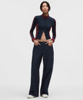 EasyFive Low-Rise Classic Wide-Leg Pant *Regular True Navy
