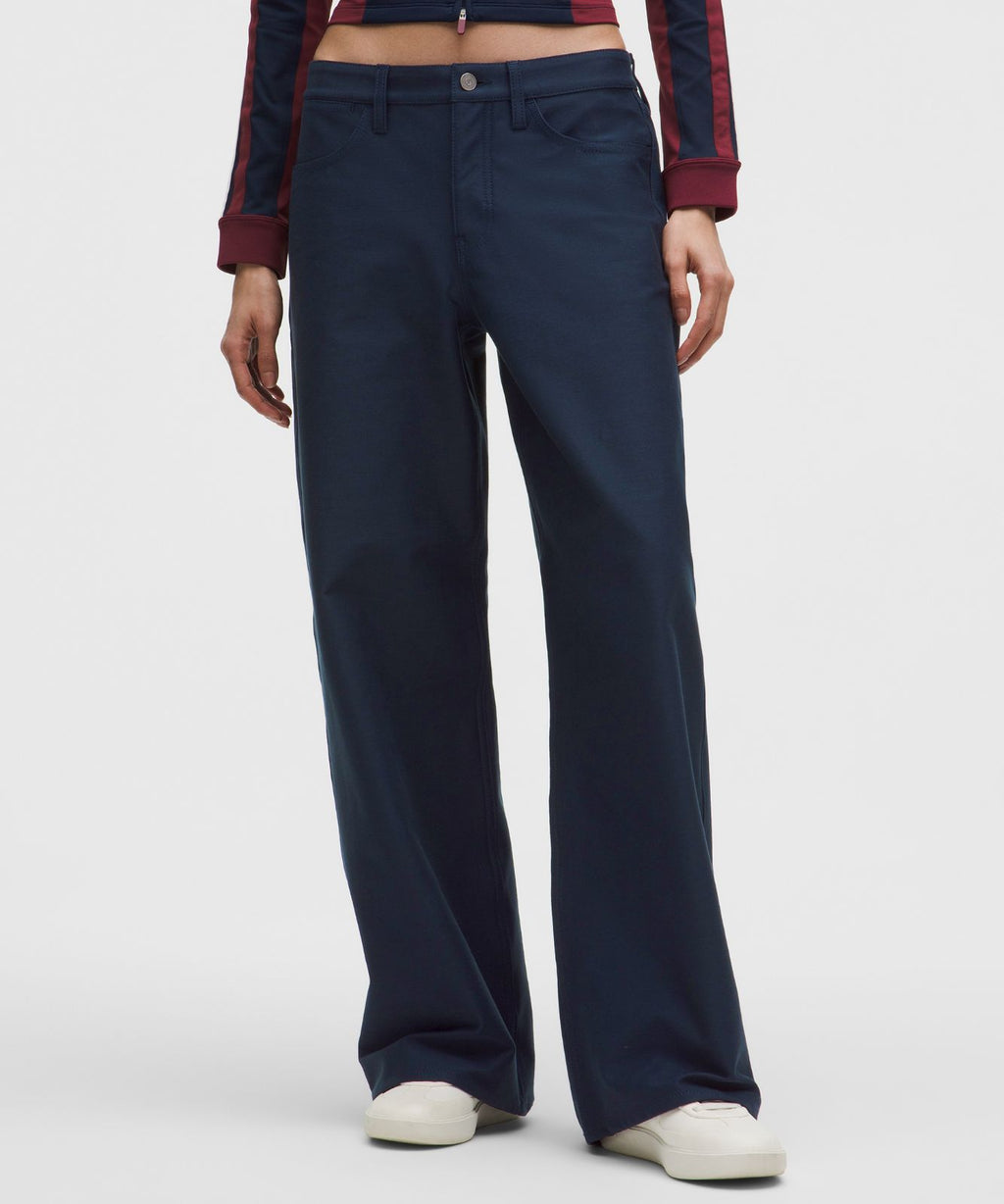 EasyFive Low-Rise Classic Wide-Leg Pant *Regular True Navy