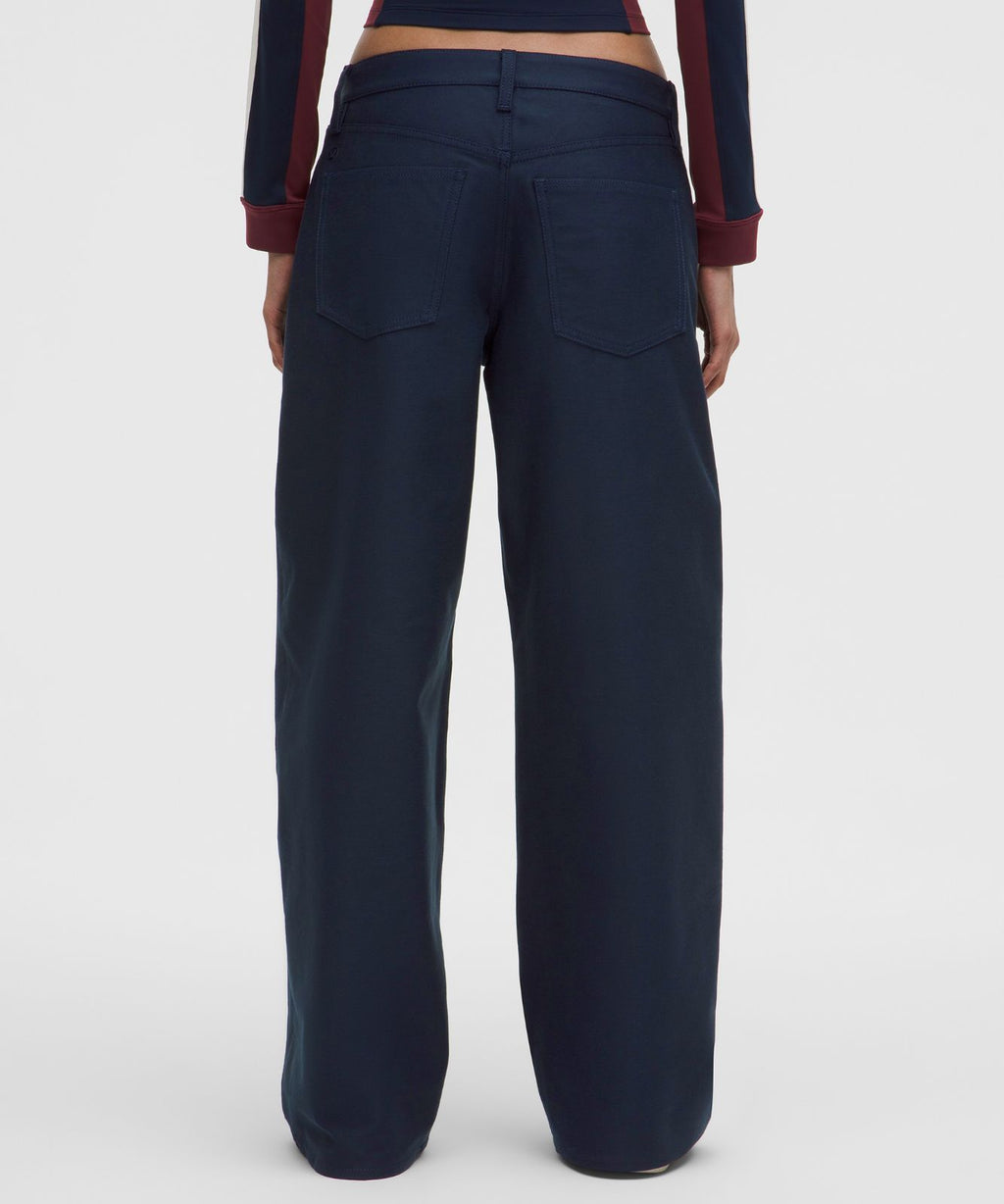 EasyFive Low-Rise Classic Wide-Leg Pant *Regular True Navy