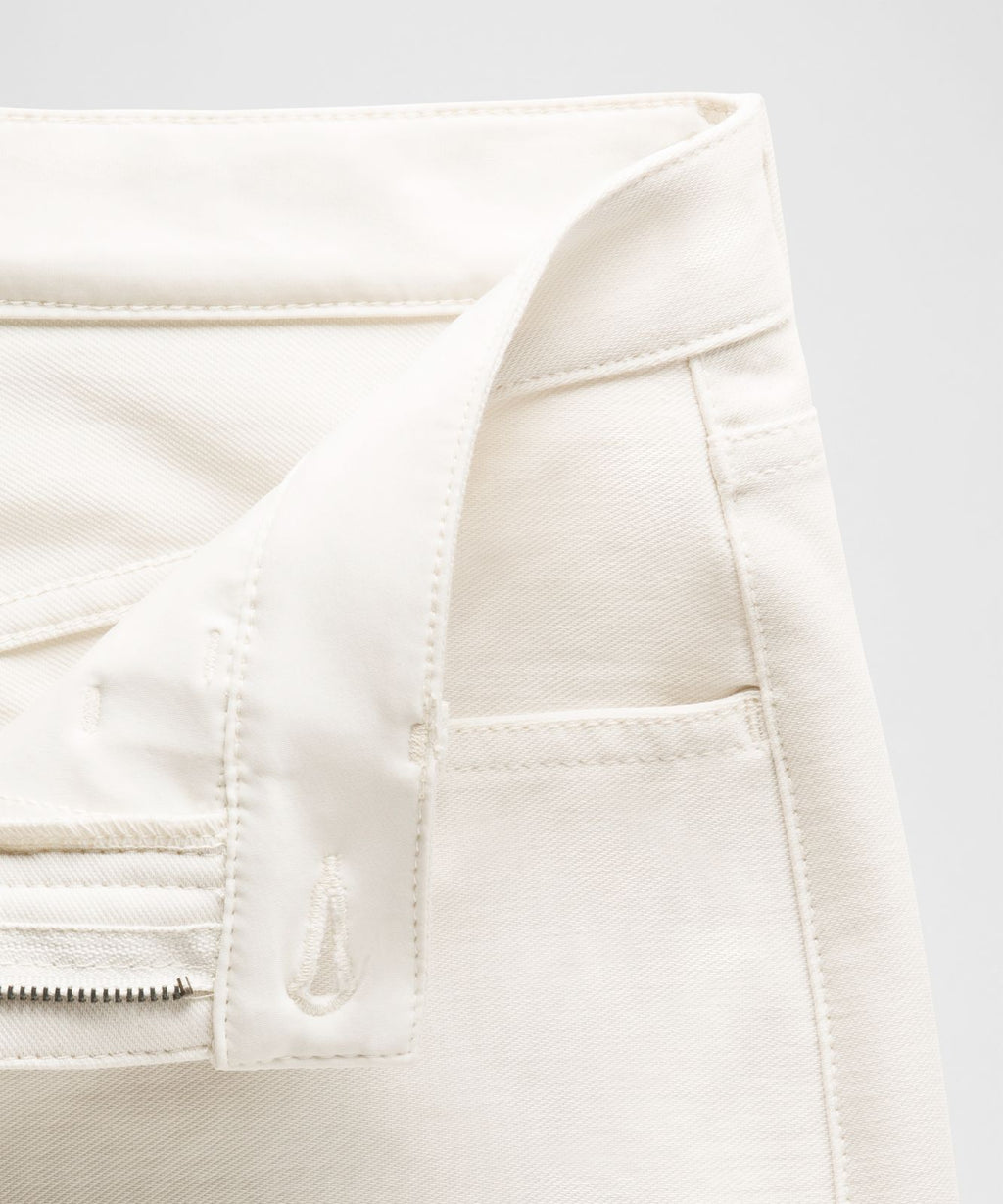 EasyFive Low-Rise Classic Wide-Leg Pant *Regular Light Ivory
