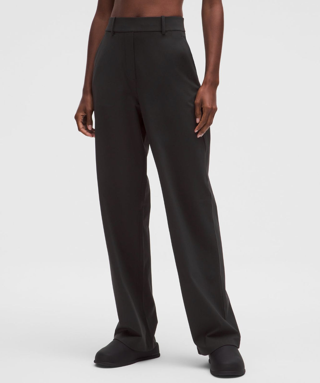 Daydrift High-Rise Straight-Leg Trouser *Regular Black