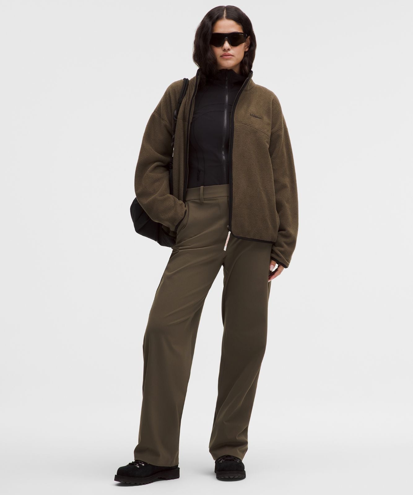 Daydrift High-Rise Straight-Leg Trouser *Regular Olive Brown