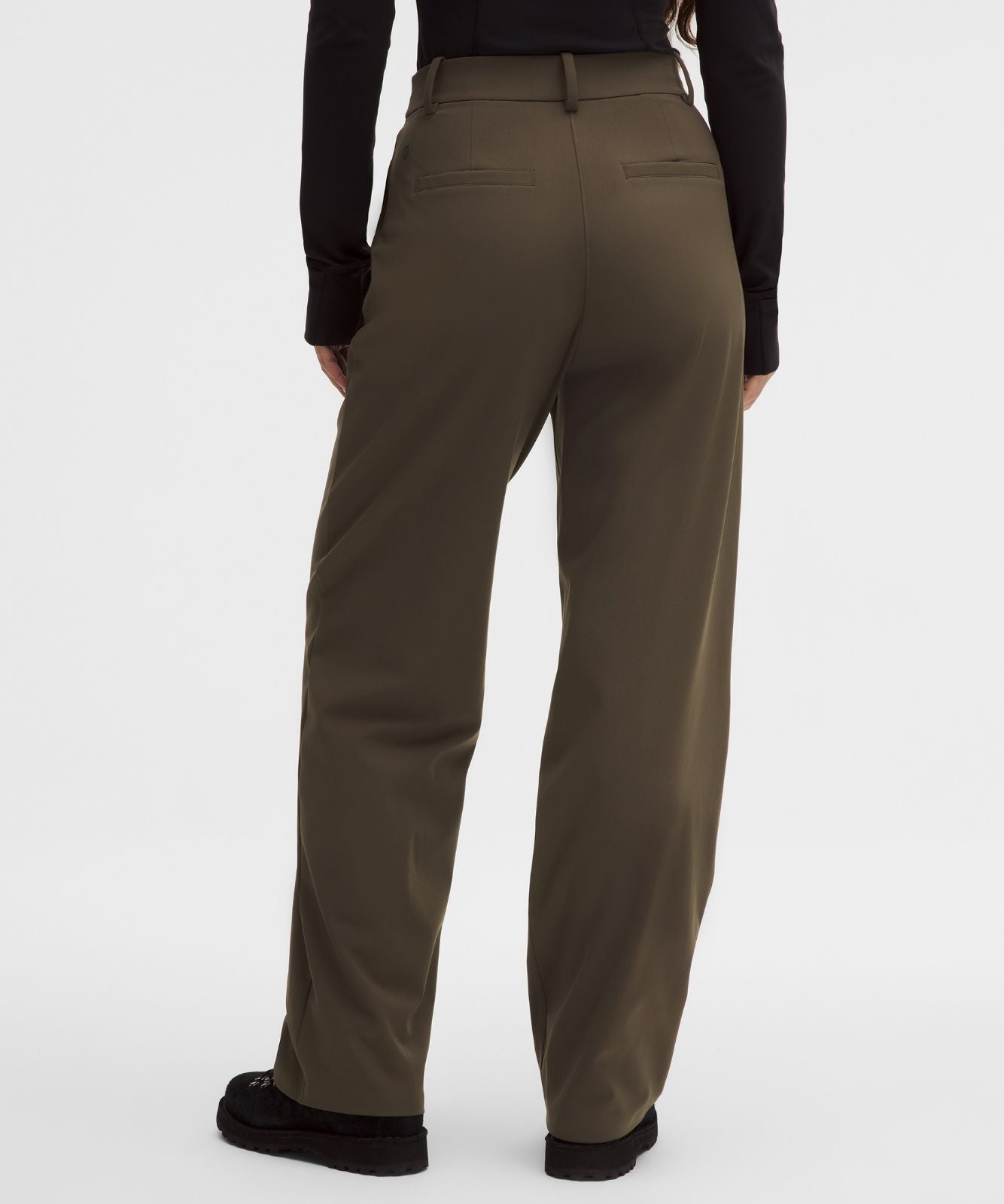 Daydrift High-Rise Straight-Leg Trouser *Regular Olive Brown