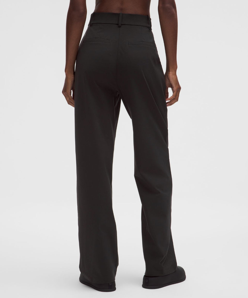 Daydrift High-Rise Straight-Leg Trouser *Short Black