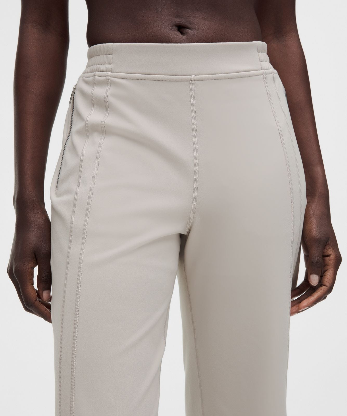 Define Mid-Rise Track Pant *Luon Downtown Tan