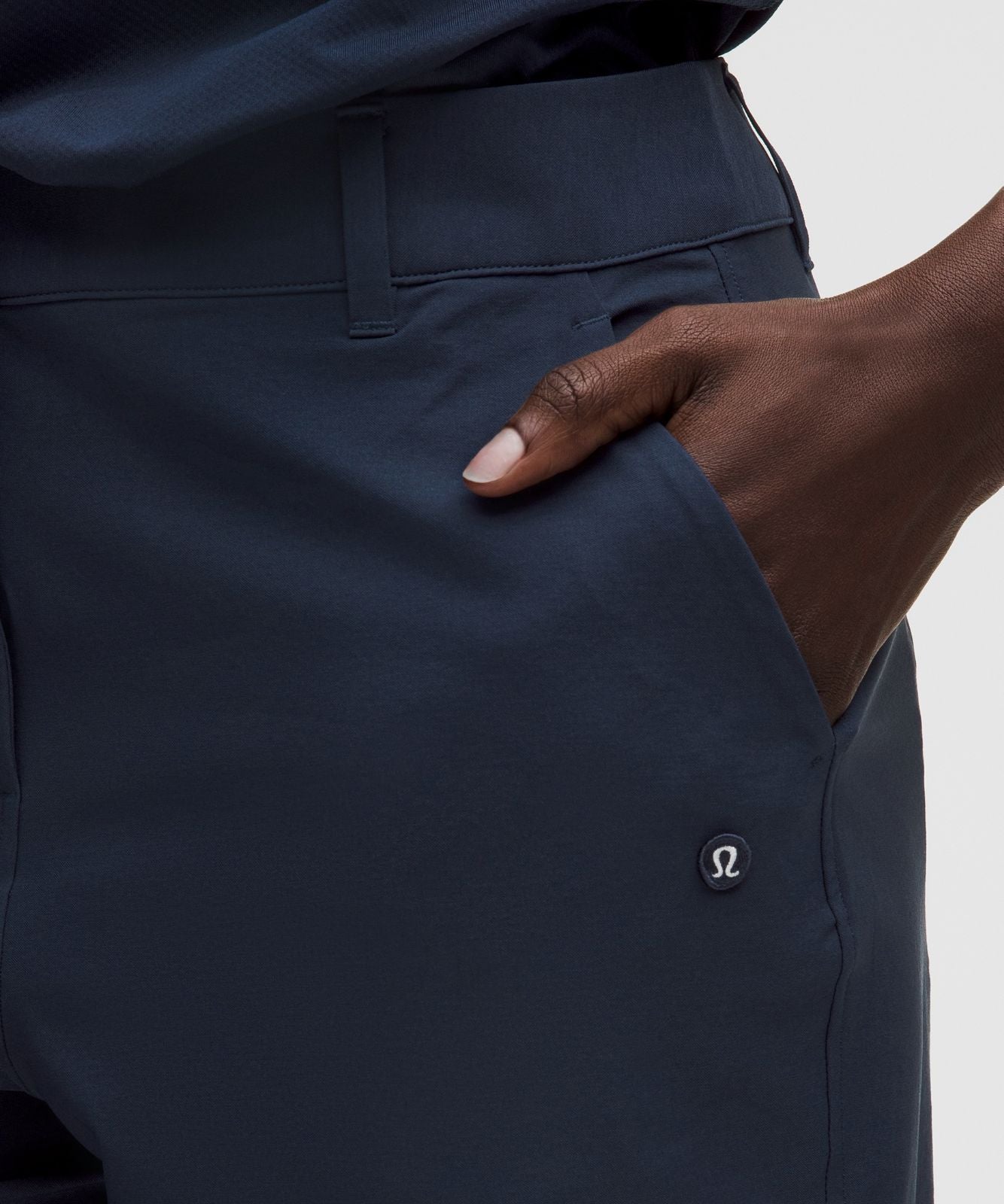 Stretch Twill Golf Pant Regular *Stitched Logo Club Blue