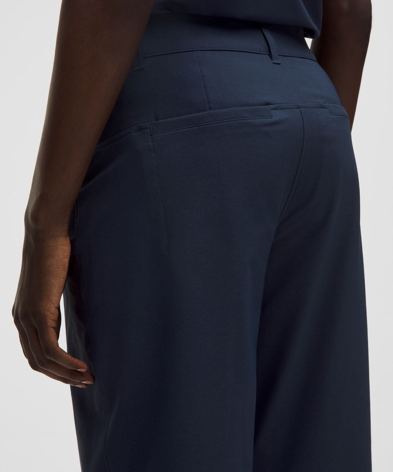Stretch Twill Golf Pant Regular *Stitched Logo Club Blue