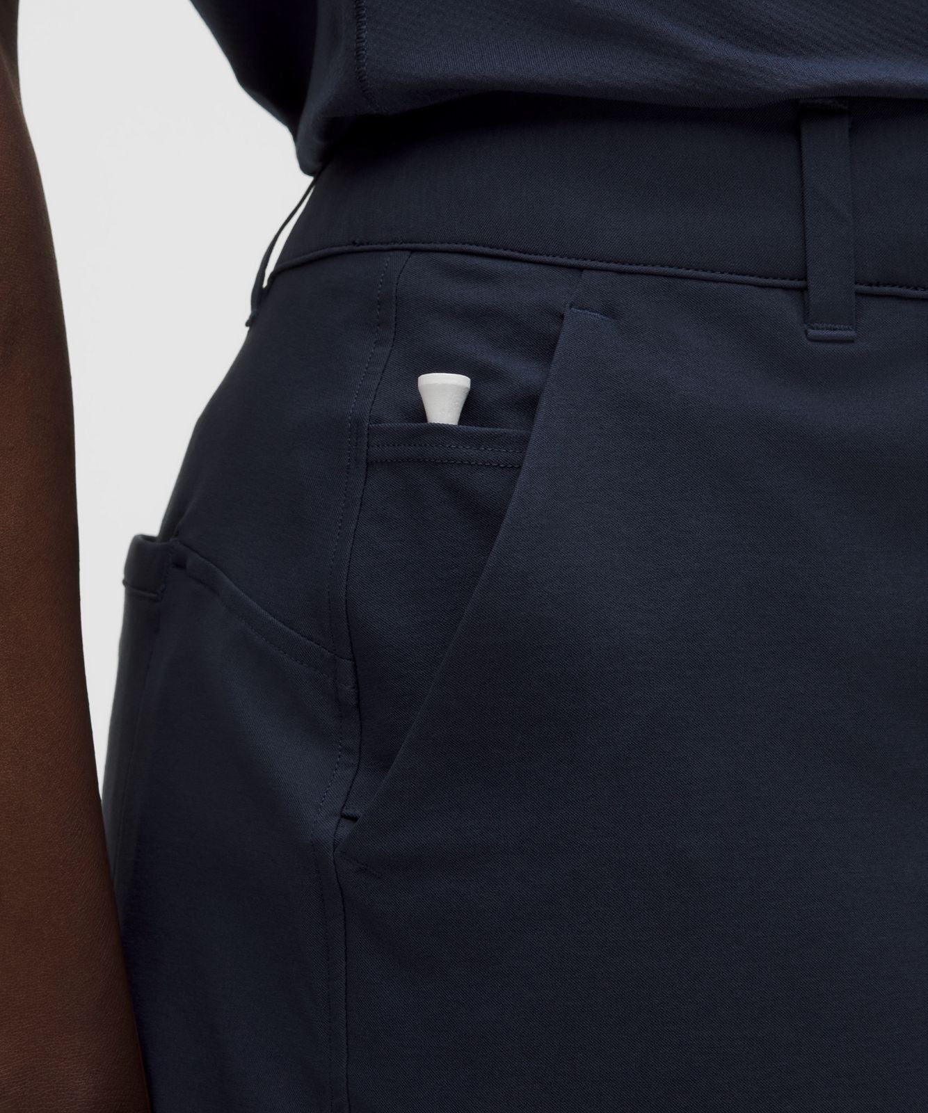 Stretch Twill Golf Pant Regular *Stitched Logo Club Blue