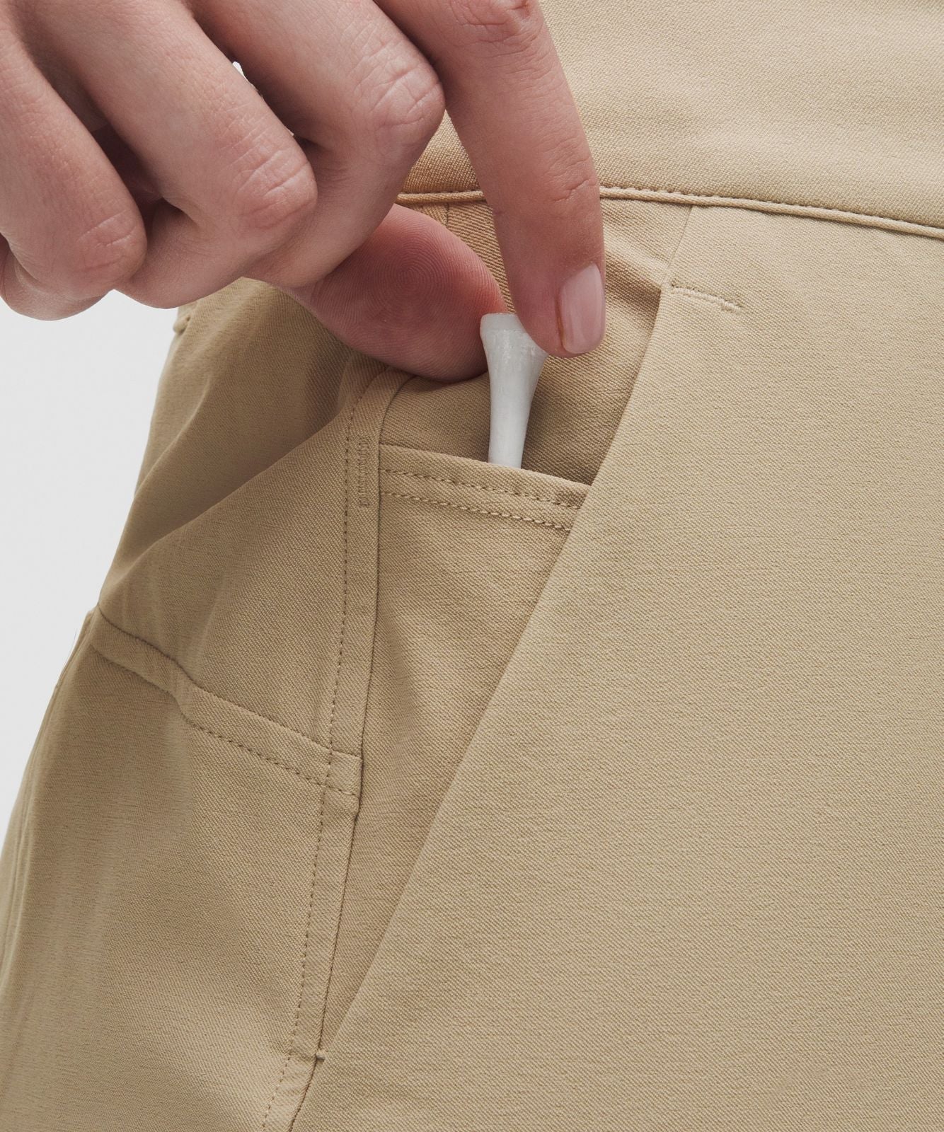 Stretch Twill Golf Pant Regular *Stitched Logo Sheer Oak